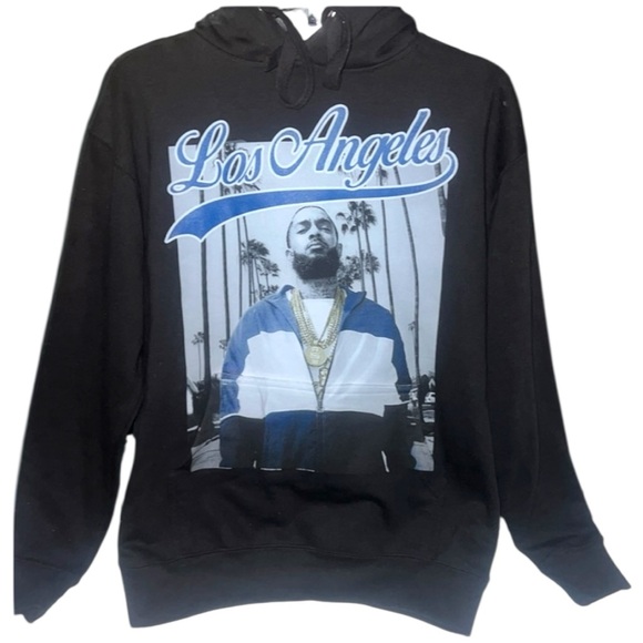 Other - Black Los Angeles Nipsey Hussle Graphic Hoodie, Size: Small